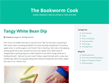 Tablet Screenshot of bookwormcook.com